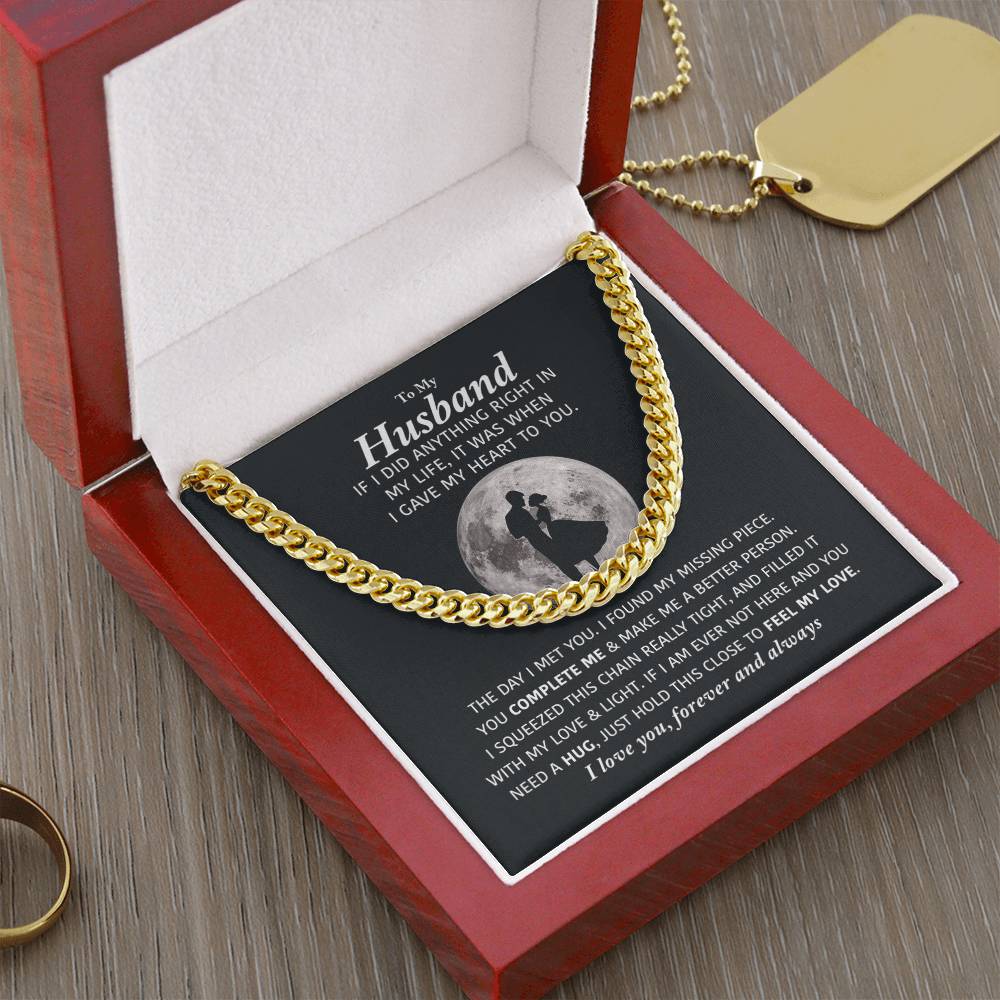 Perfect Gift For Husband Cuban Link Chain