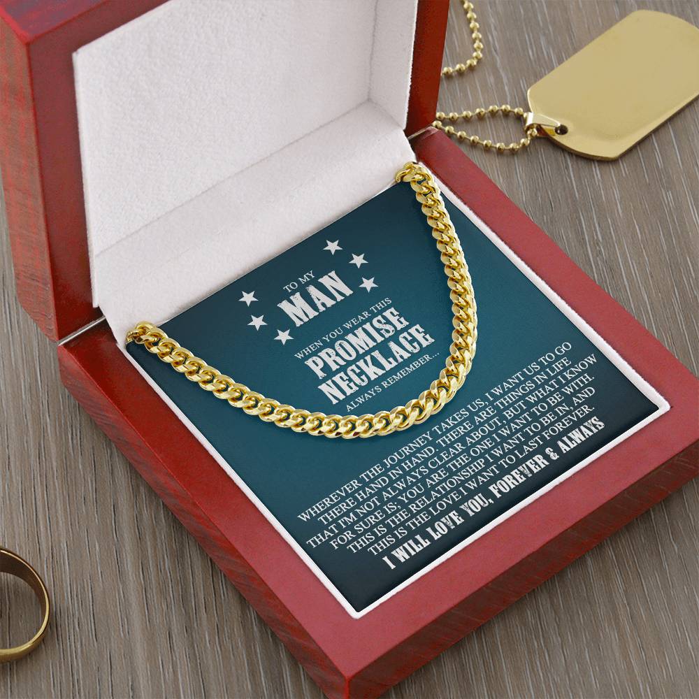 My Man - This Is The Love I Want Cuban Link Chain