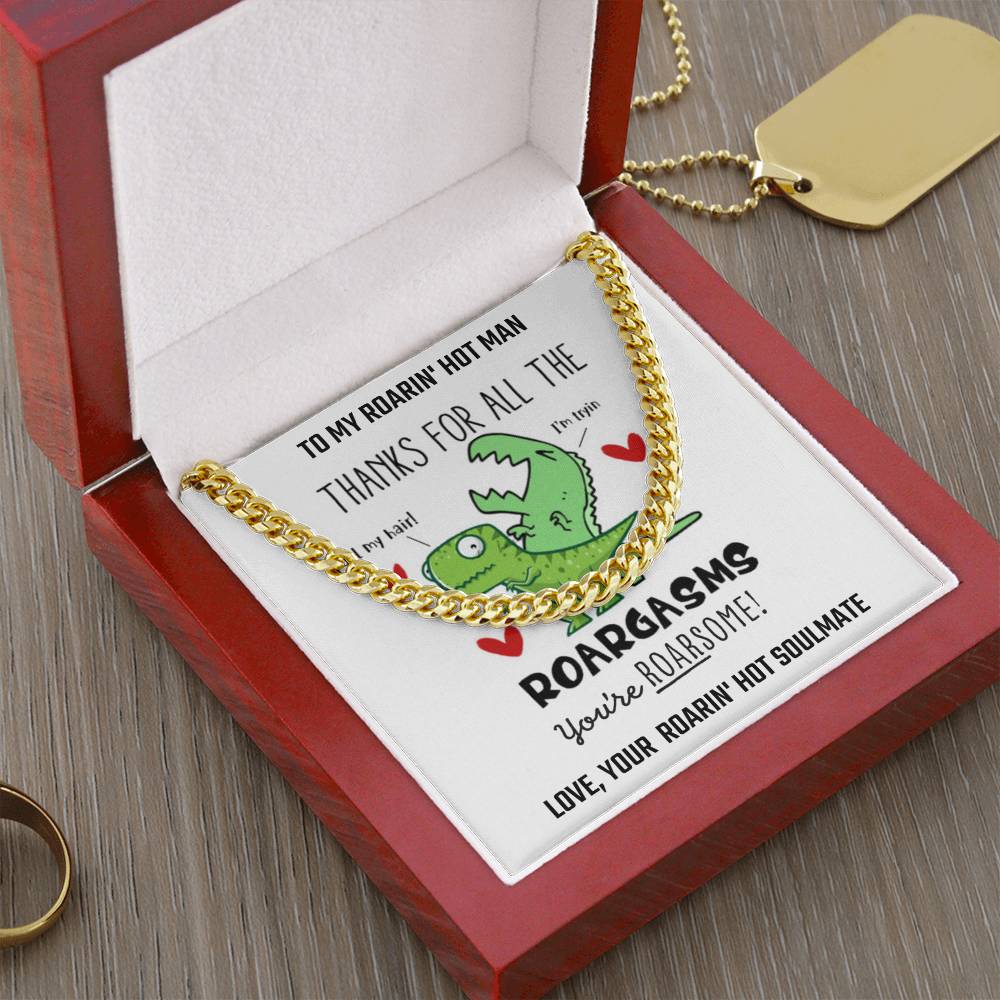 Hilarious Valentine Gift For Your Man Cuban Link Chain