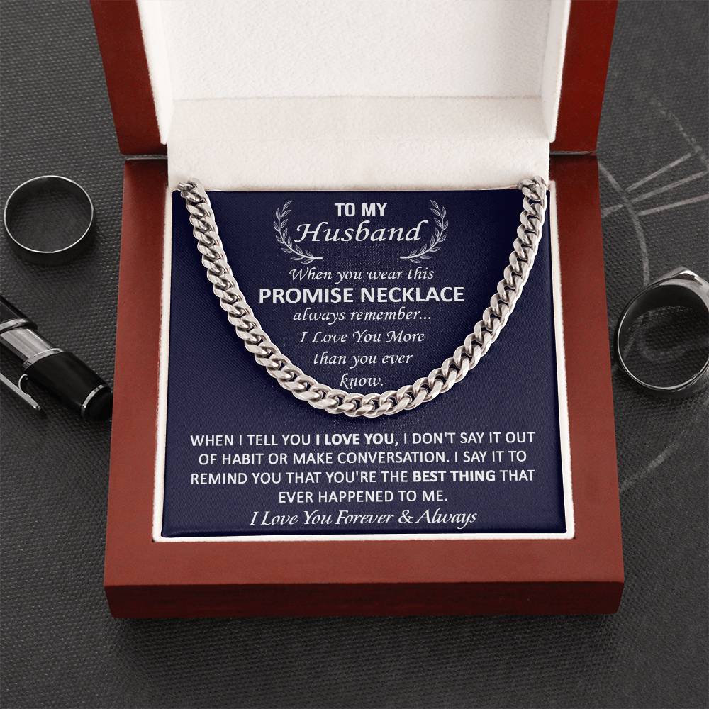 Gift For Husband - Conversation - Cuban Link Cuban Link Chain