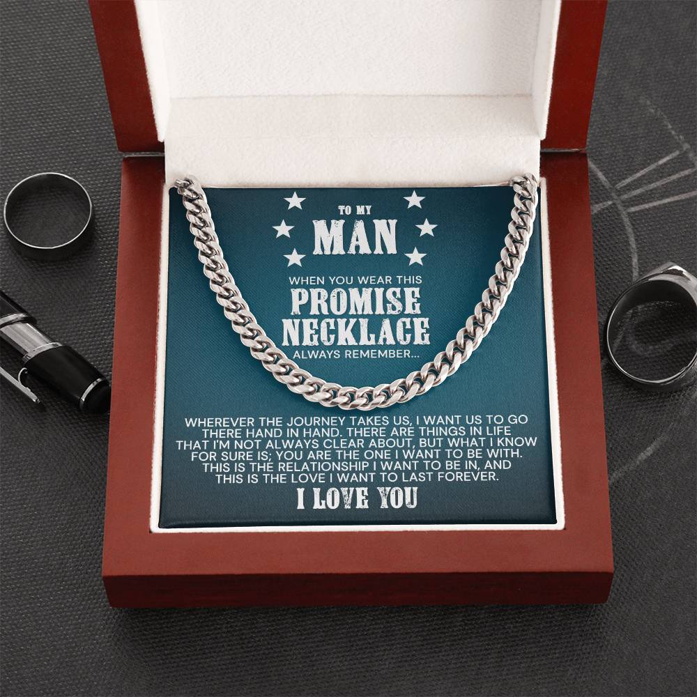 To My Man - Cuban Link Chain Necklace