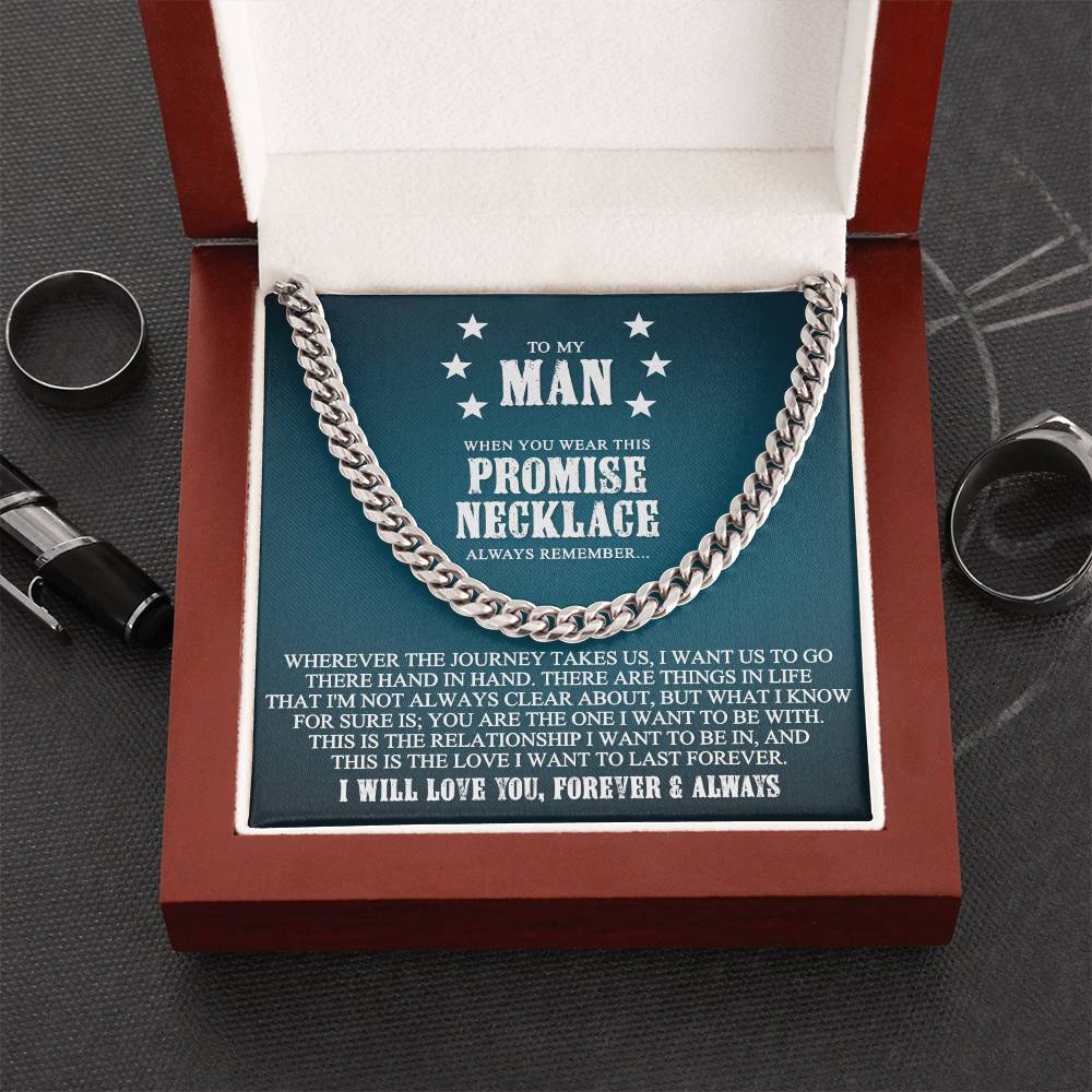 My Man - This Is The Love I Want Cuban Link Chain