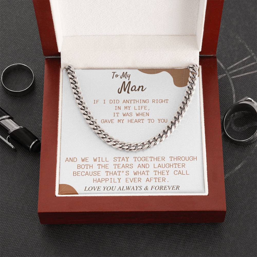 Perfect Gift For My Man Cuban Link Chain