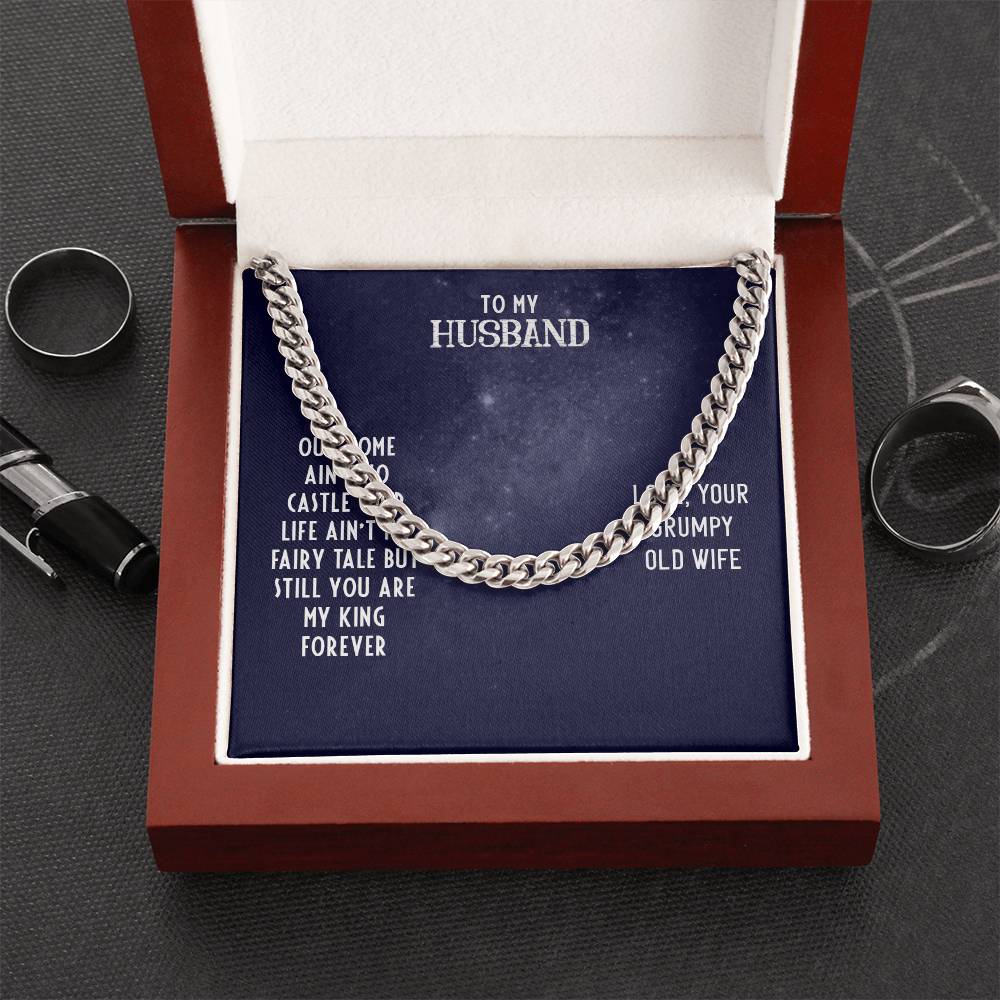 Cuban Link Chain For Husband. Chain Necklace Anniversary Gift For Husband Birthday Gift For Man Gift For Men Chain For