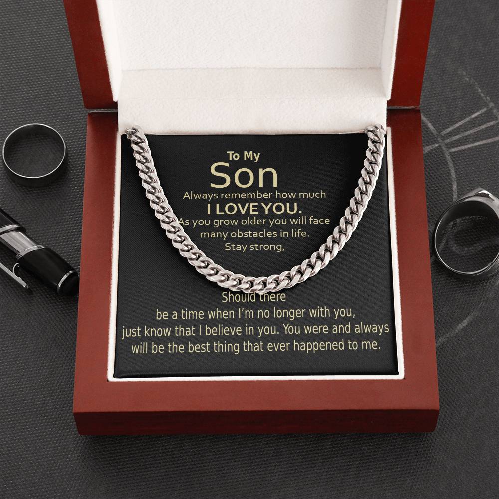 Cuban Link Chain For Son