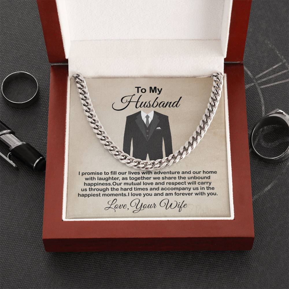 Cuban Chain Gift For Husband Cuban Link Chain