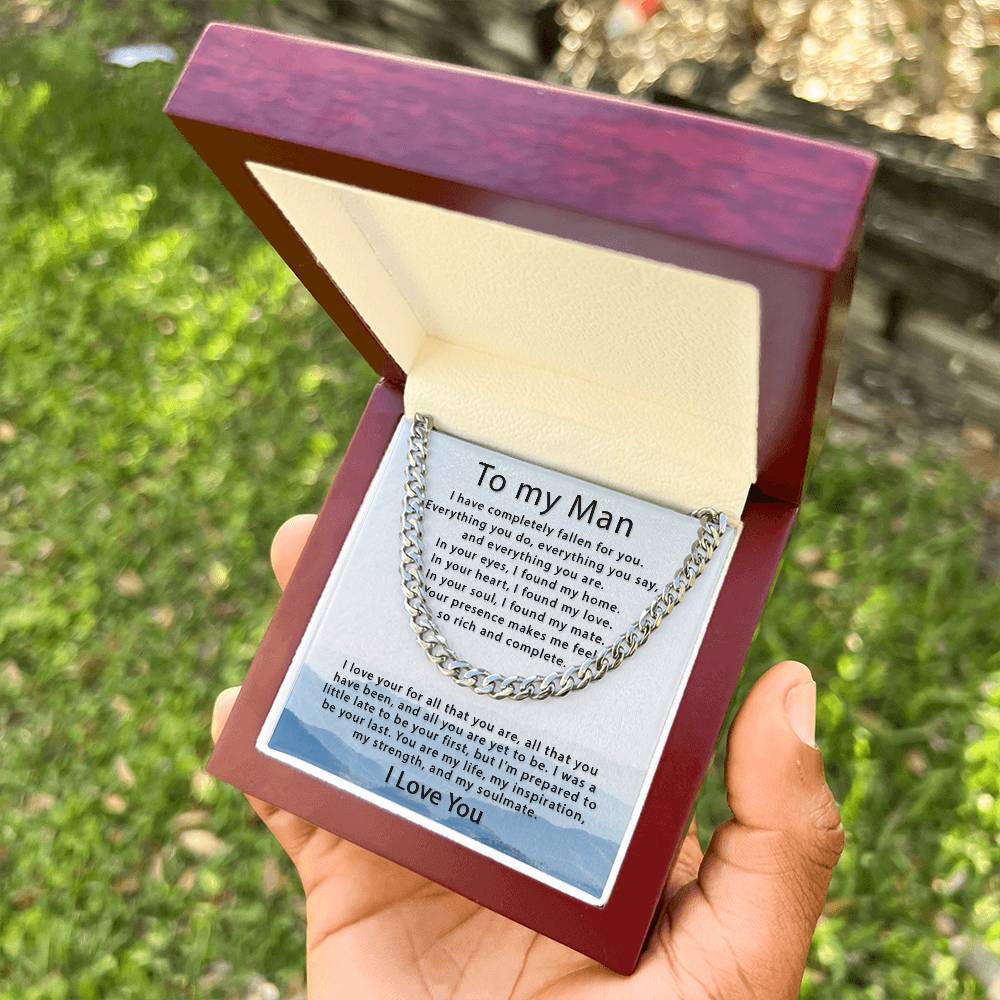 Fallen For You Cuban Link Chain