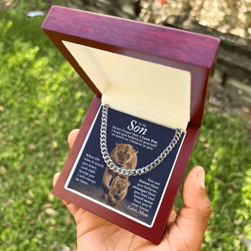 Perfect Gift For Son Cuban Link Chain