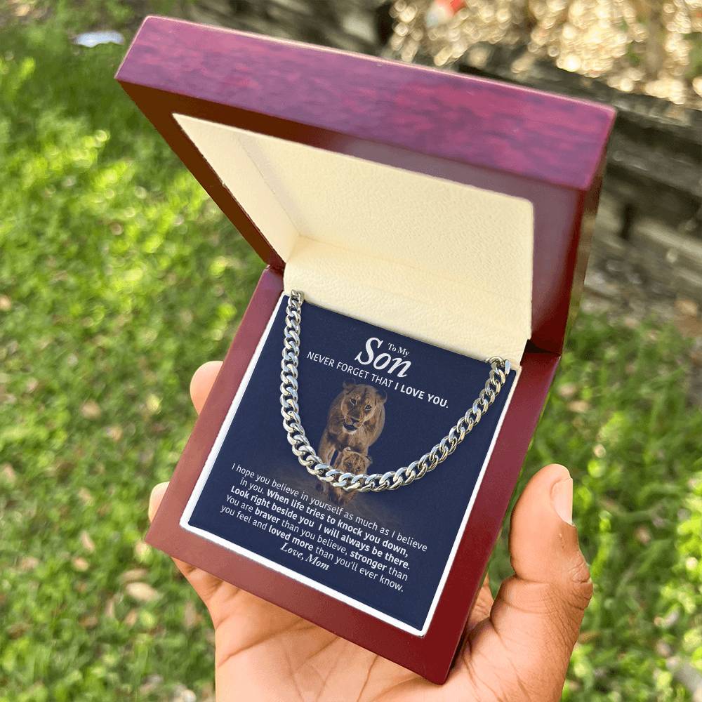 Perfect Gift For Son Cuban Link Chain