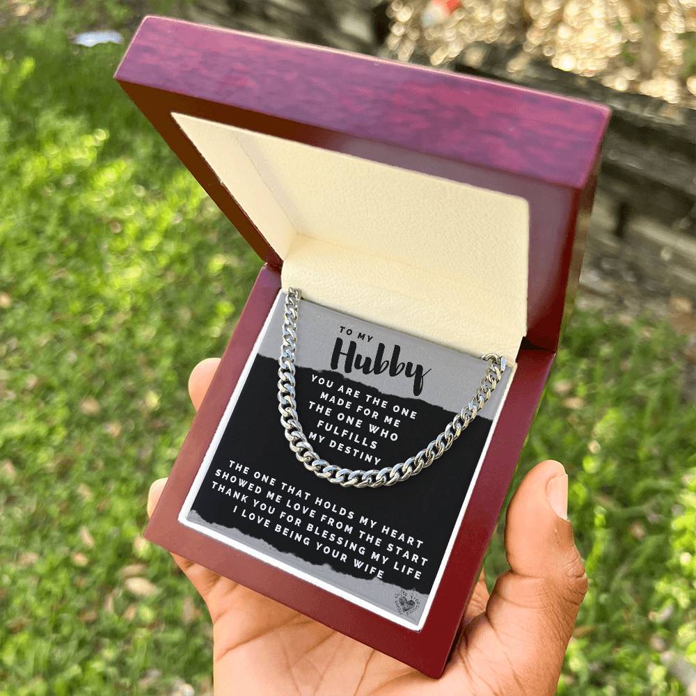 Hubby Chain Necklace For Men Cuban Link Chain