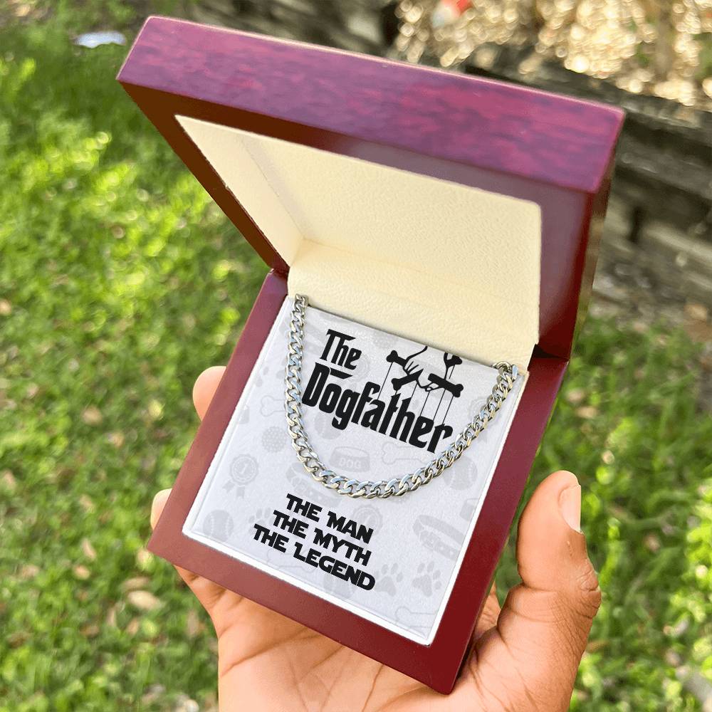 Dog Dad Jewelry For Him Necklace For Men Gifts For Dog Lovers Chains For Men Gifts For Boyfriend Link Chain Gifts From Cuban Link Chain