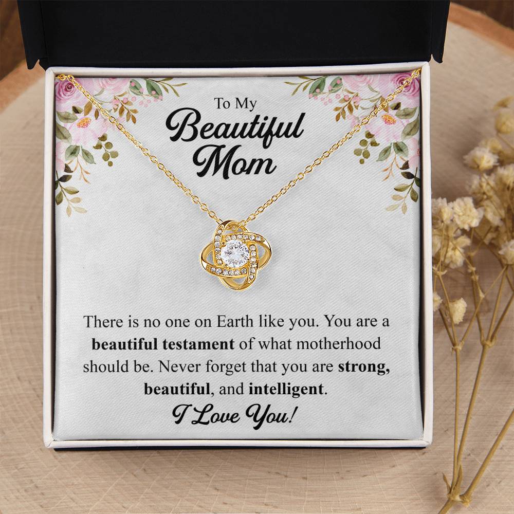 Mothers Day Gift From Daughter Mother Of The Groom Gift From Son Presents For Mom Birthday Sentimental Jewelry Necklace For Mom 3 Love Knot Necklace
