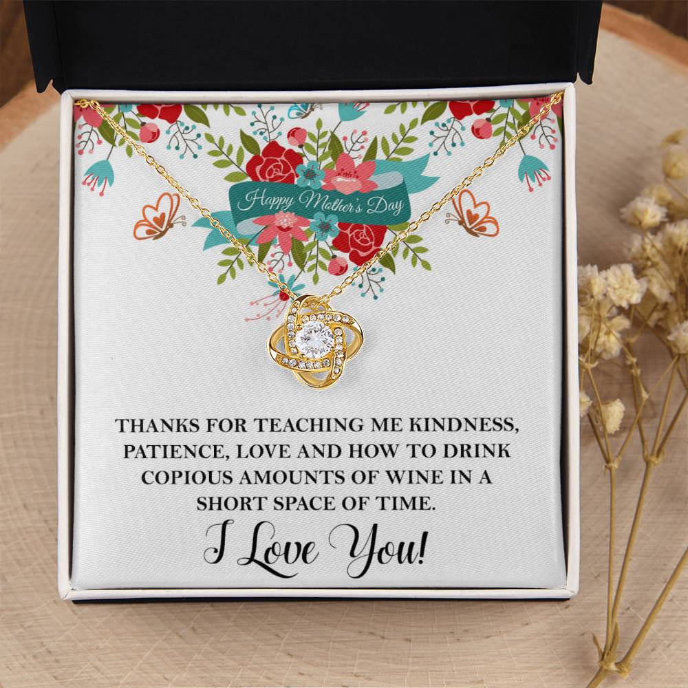 Thanks For Teaching Me - Love Knot Necklace Love Knot Necklace