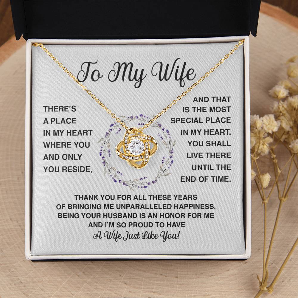 Delivery By Mother's Day Wf030 Gift Fo Love Knot Necklace