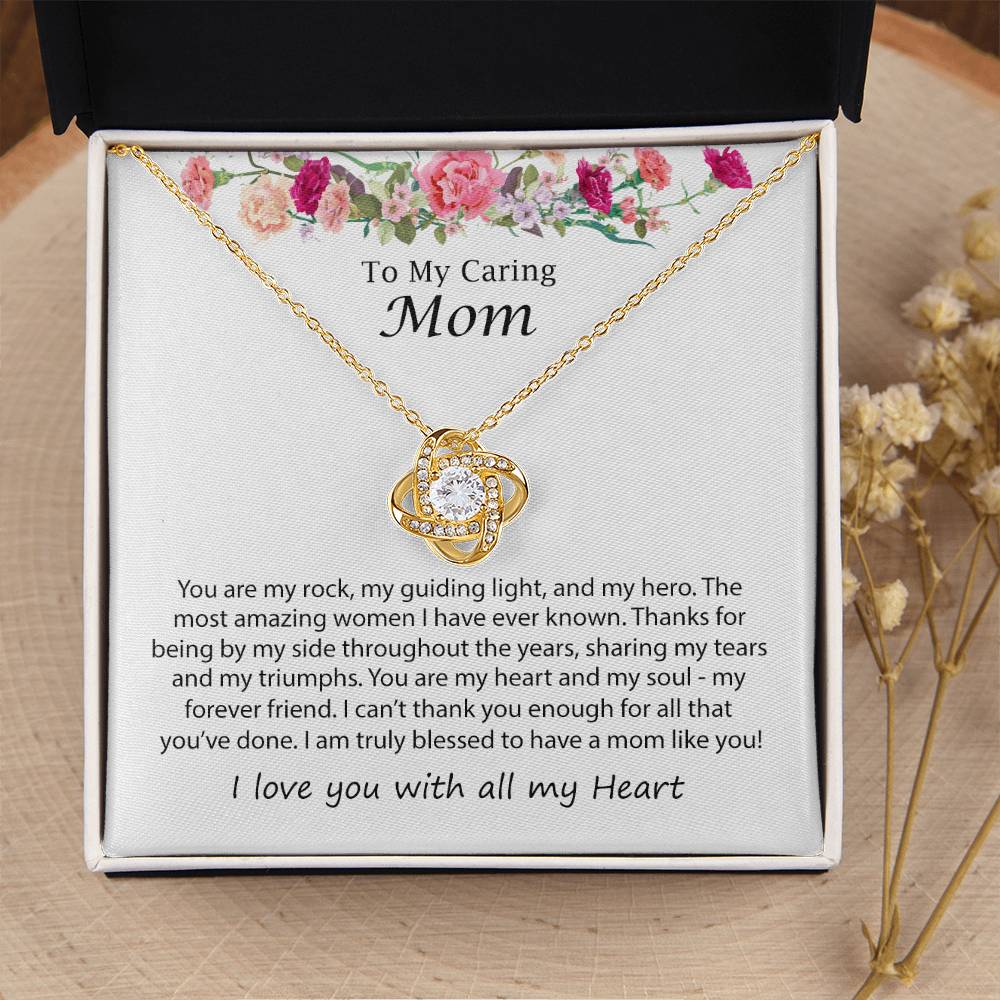 Mothers Day Necklace J Love Knot Necklace
