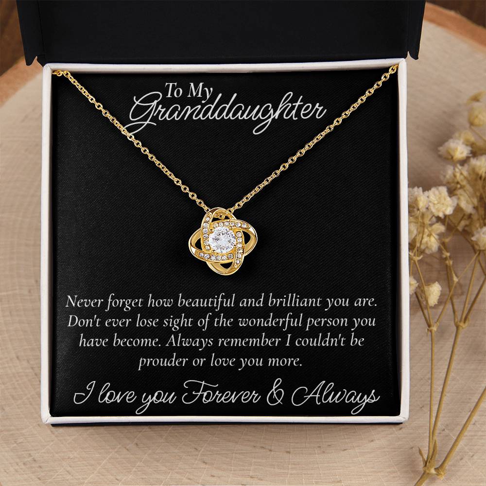 Happy Birthday Or Just To Say I Love You - Love Knot Necklace
