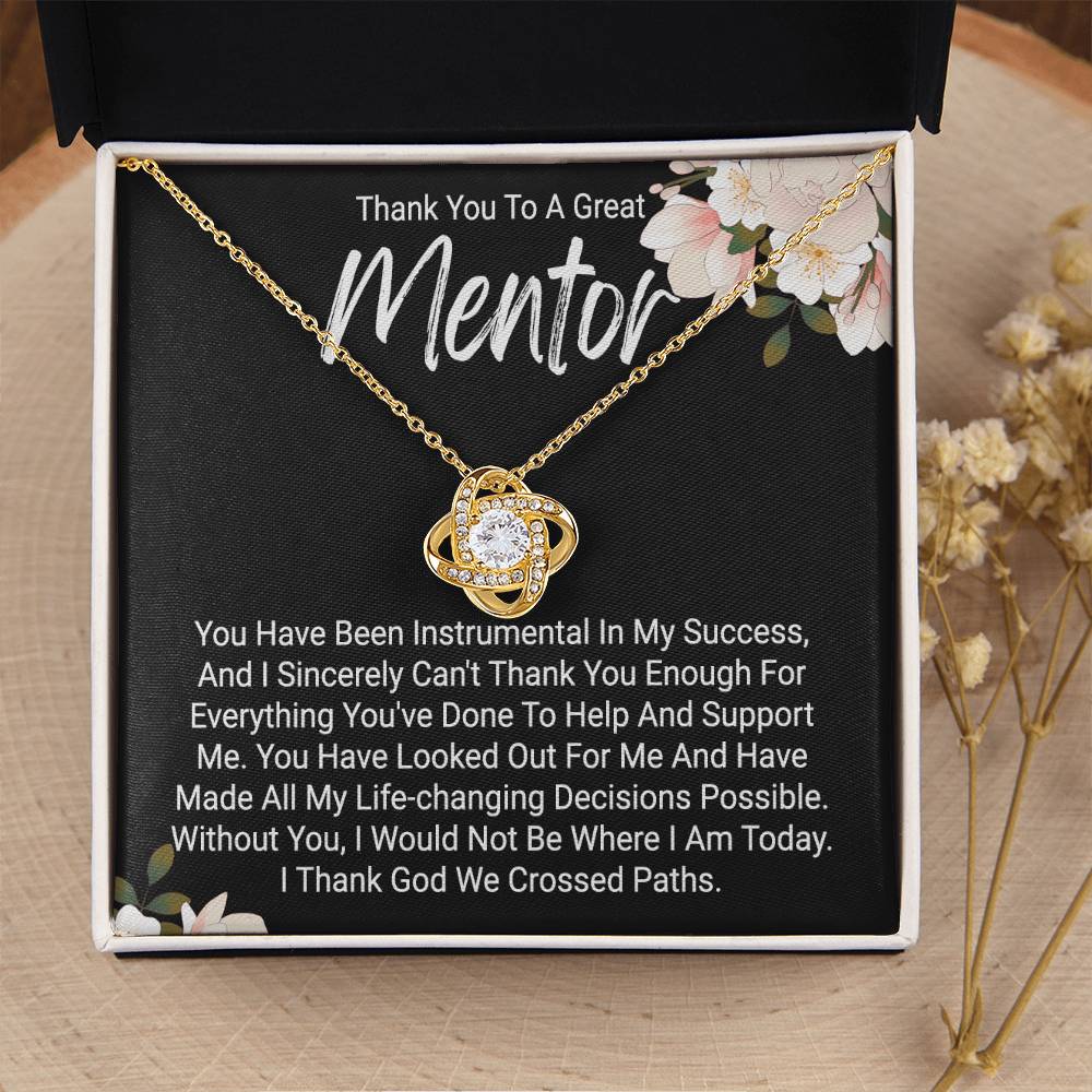 Mentor Gift - Love Knot Necklace Love Knot Necklace