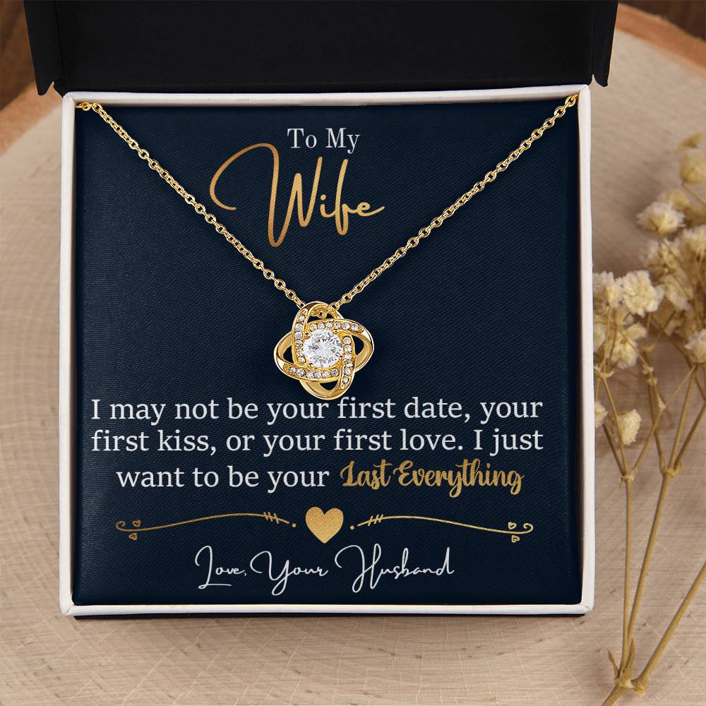 Wife - Last Everything Love Knot Necklace