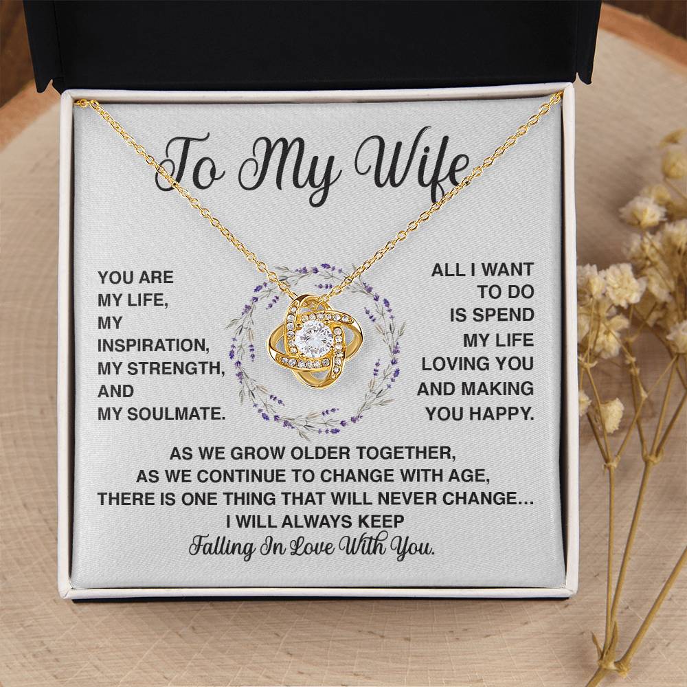 Delivery By Mother's Day Wf034 Gift Fo Love Knot Necklace