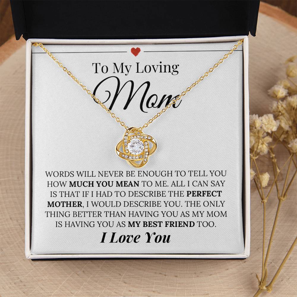 Heartfelt Mother's Day Gift For Mom - Love Knot Necklace