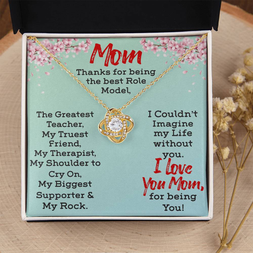 Exclusive Necklace Gift For Mom Love Knot Necklace