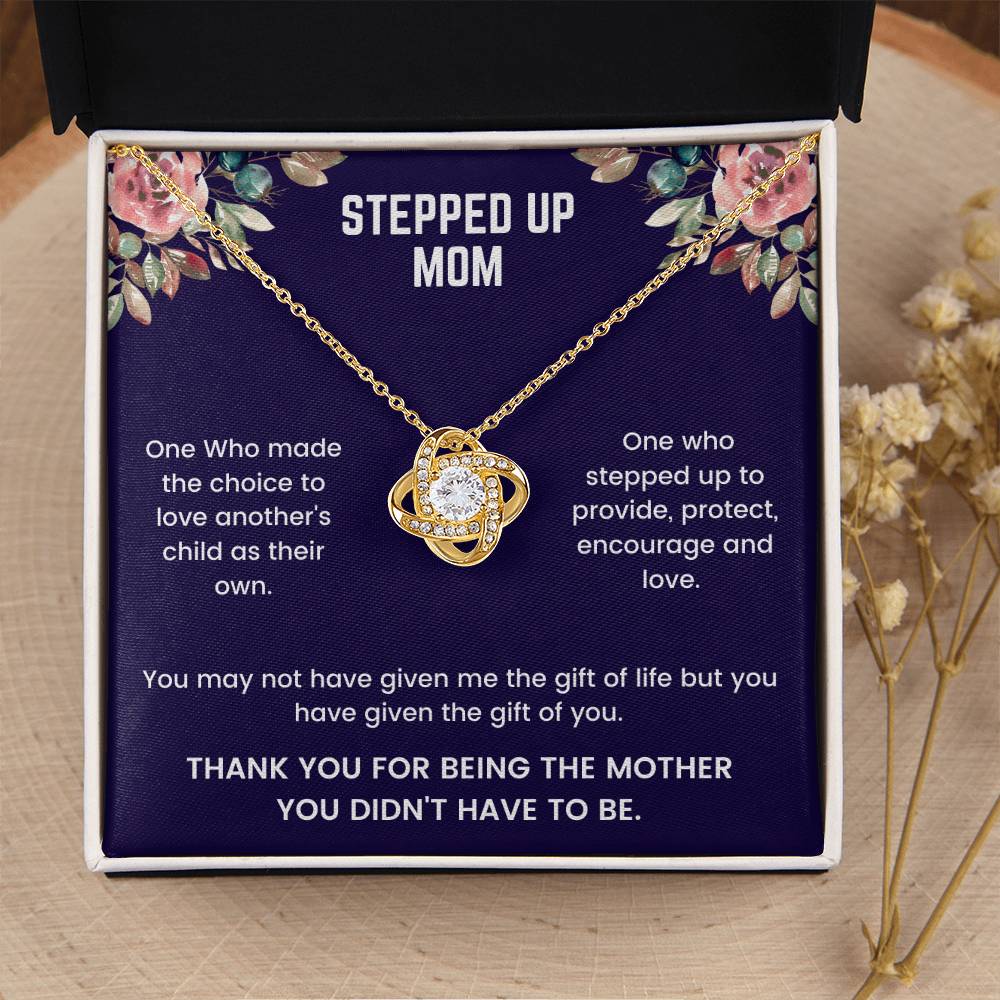 Stepped Up Mom - Love Knot Necklace