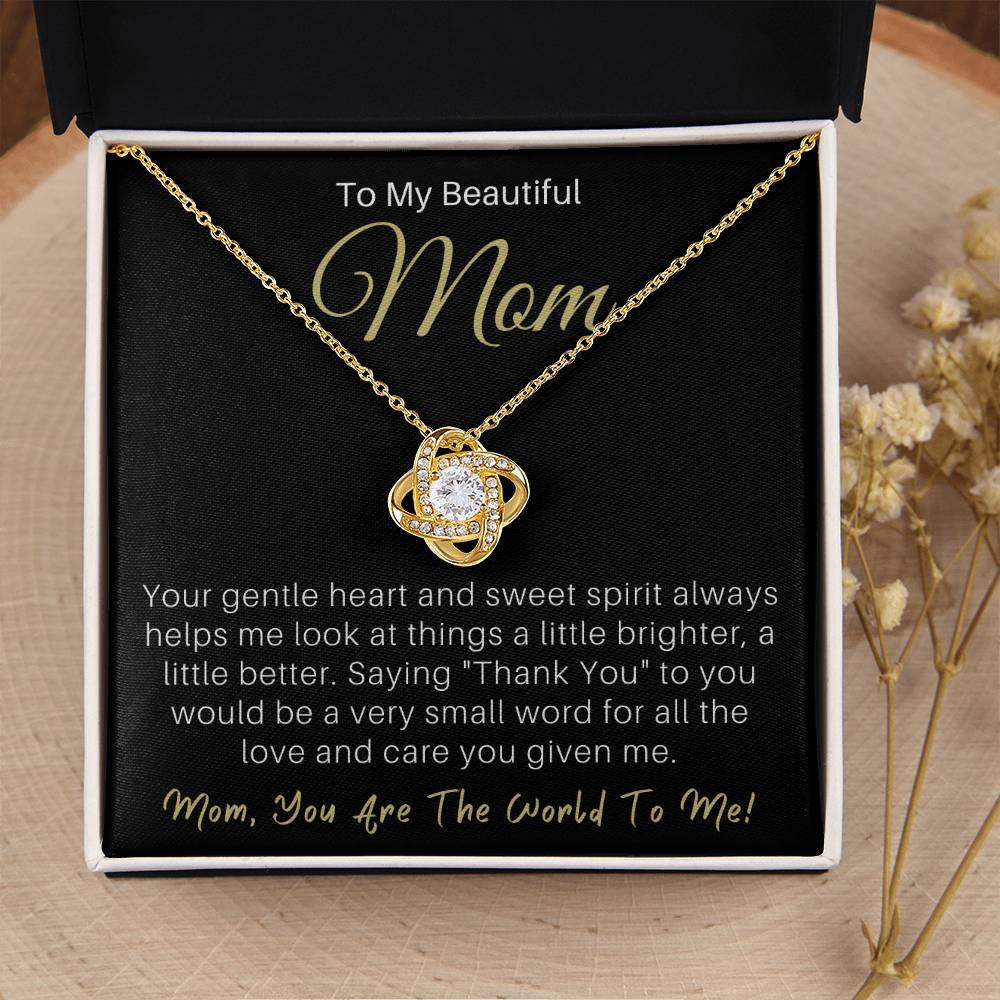 The Beautiful Necklace Gift For Mom On Every Occasion - Love Knott Necklace - 14 Love Knot Necklace
