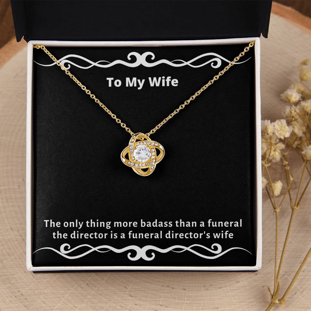 Almost Gone The - Funny Gag Gifts For Badas Love Knot Necklace
