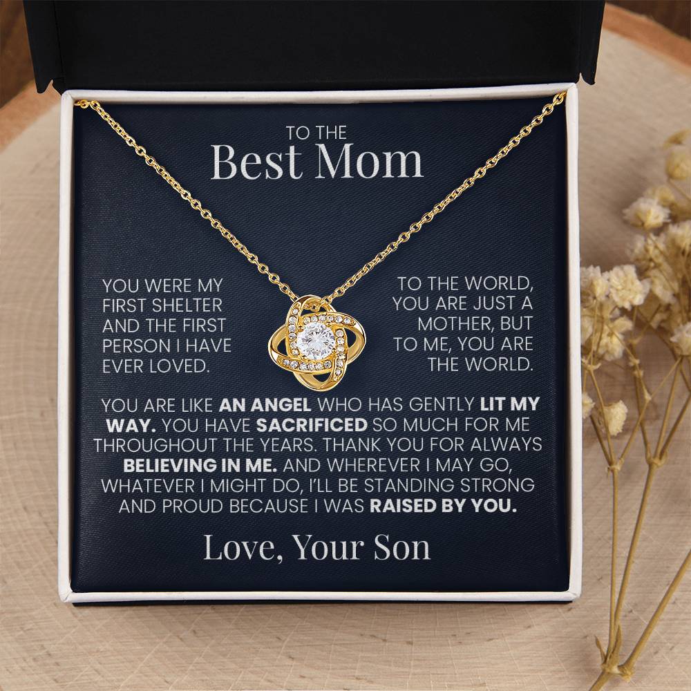 Mother - First Shelter 1 Love Knot Necklace