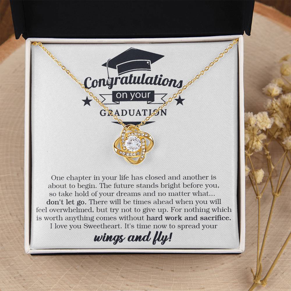 Graduation Gift For Her Graduate Ne Love Knot Necklace
