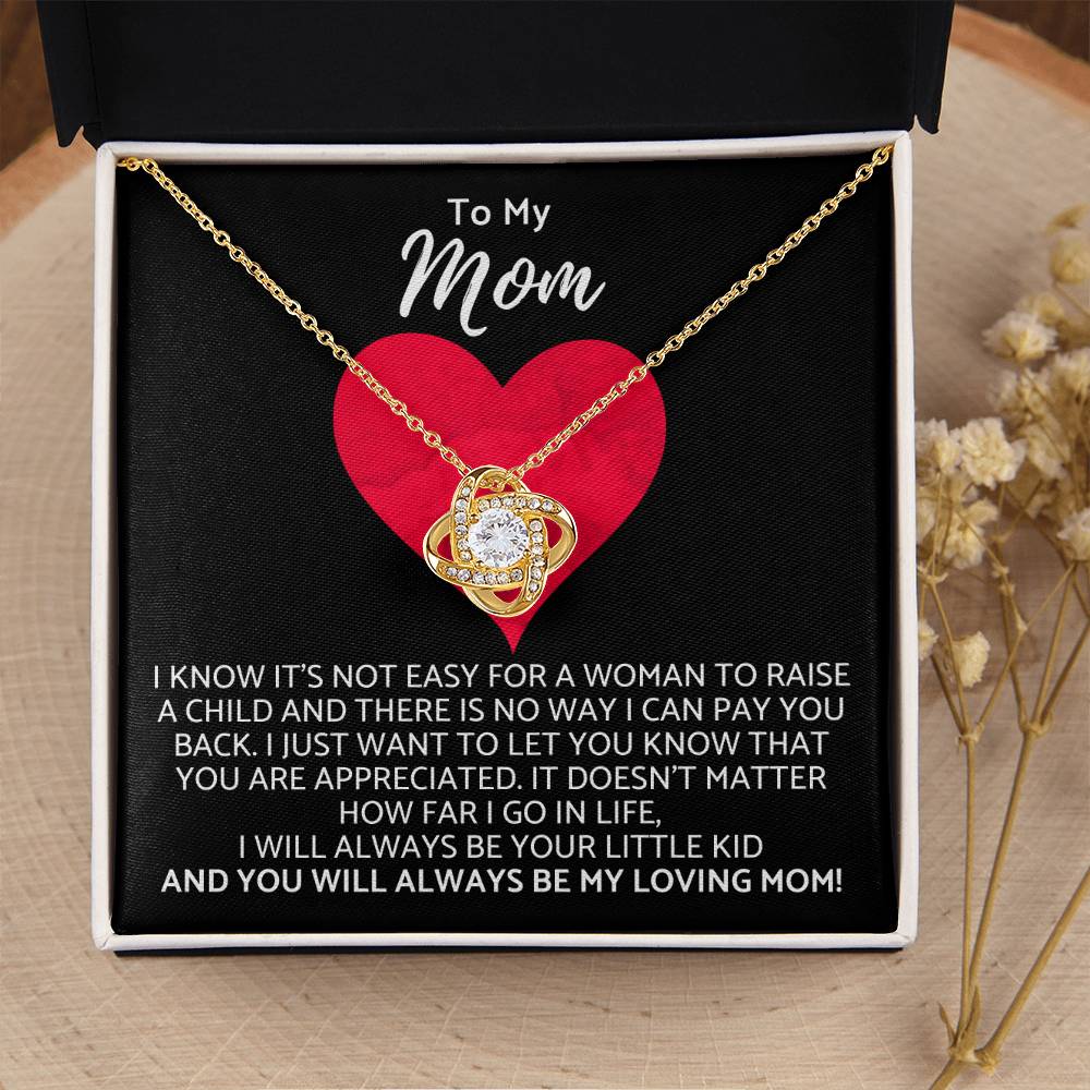 Premium Mother's Day Necklace Customize Gift For Your Loving Mom! ?? Love Knot Necklace