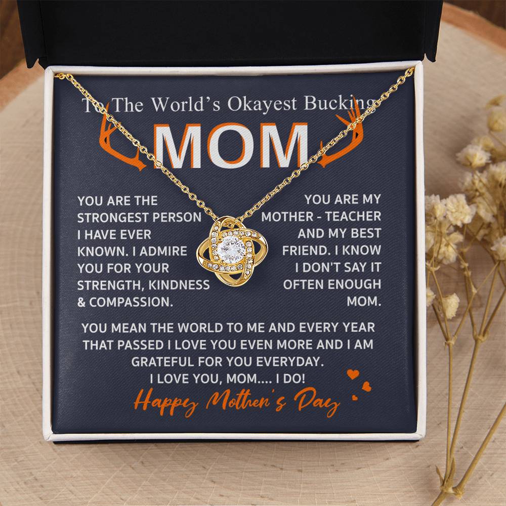 Hilarious Mother's Day Necklace Love Knot Necklace