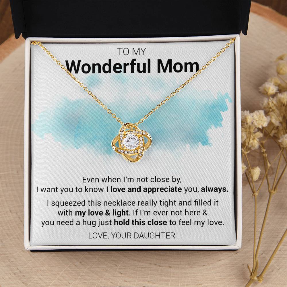 Gift For Mom - Always - Love Knot Love Knot Necklace