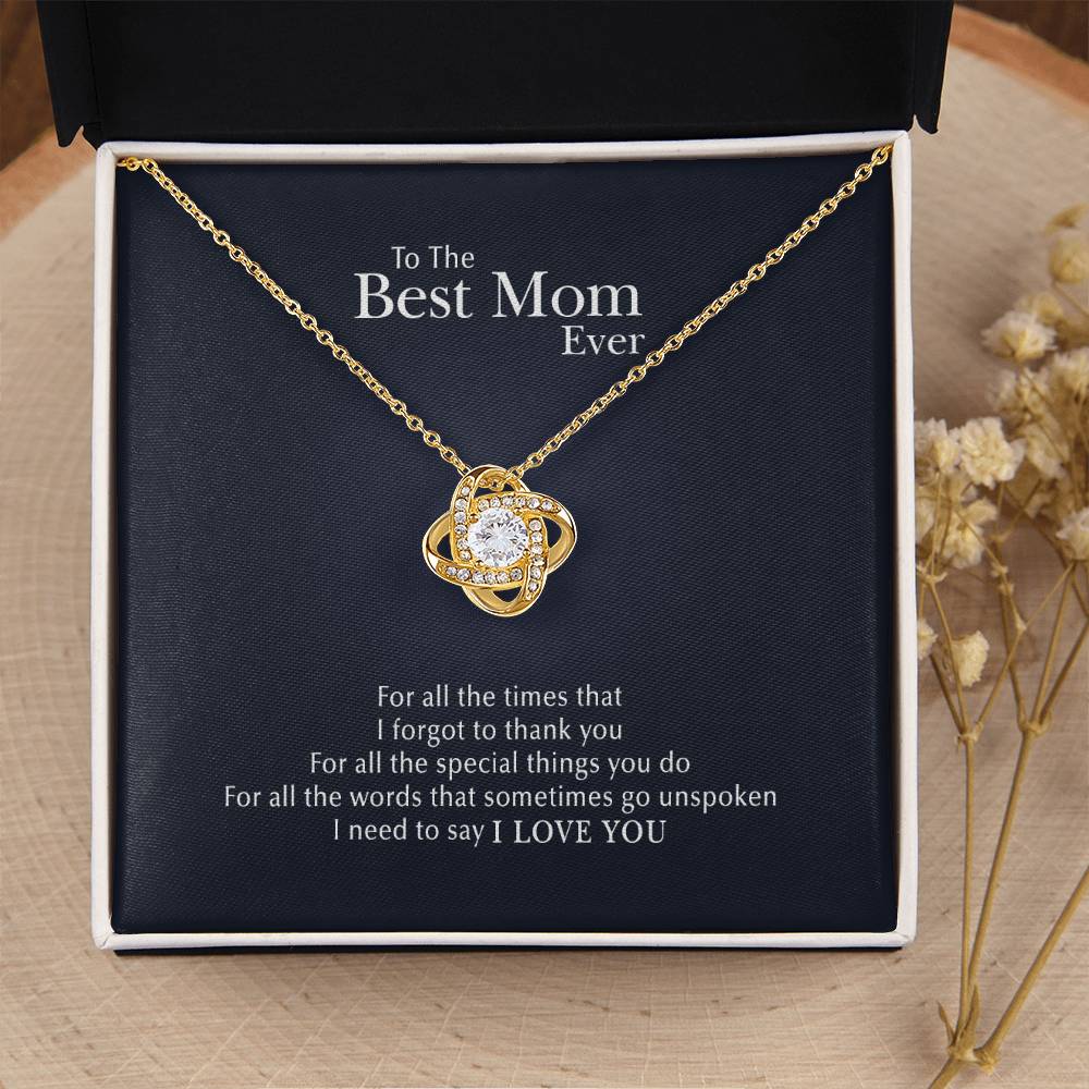 Special Things Love Knot Necklace
