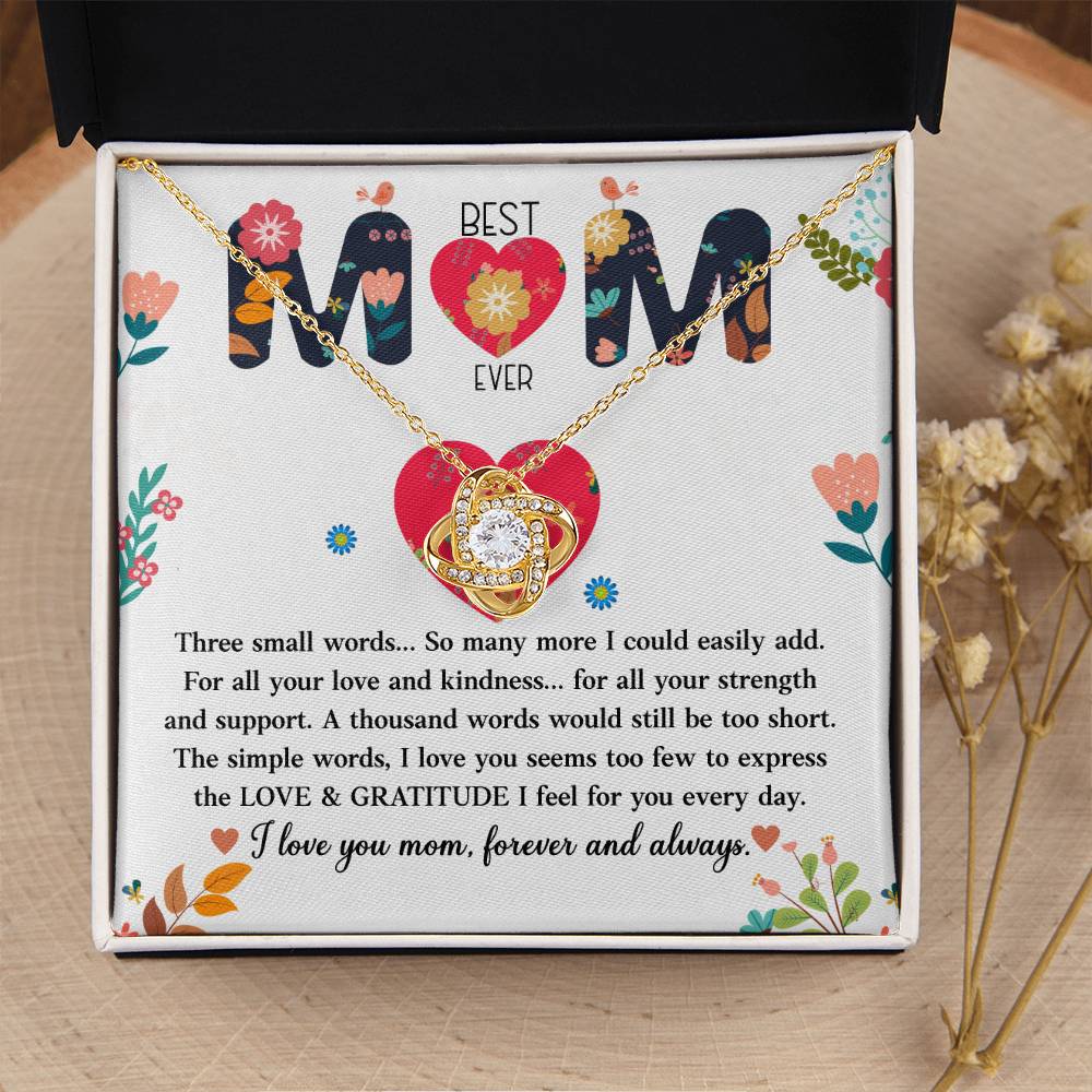 Best Mom Ever - The Love Knot Necklace Love Knot Necklace