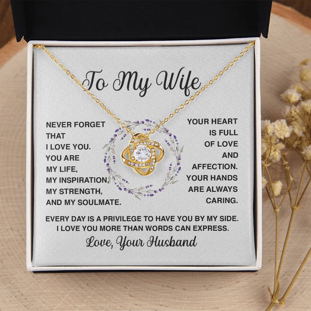 Delivery By Mother's Day Wf029 Gift Fo Love Knot Necklace
