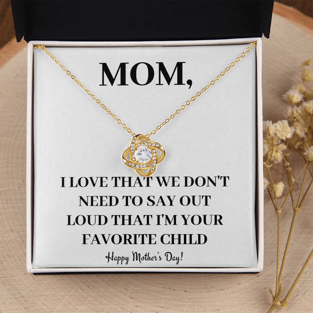 Happy Mother's Day - Beautiful Ne Love Knot Necklace