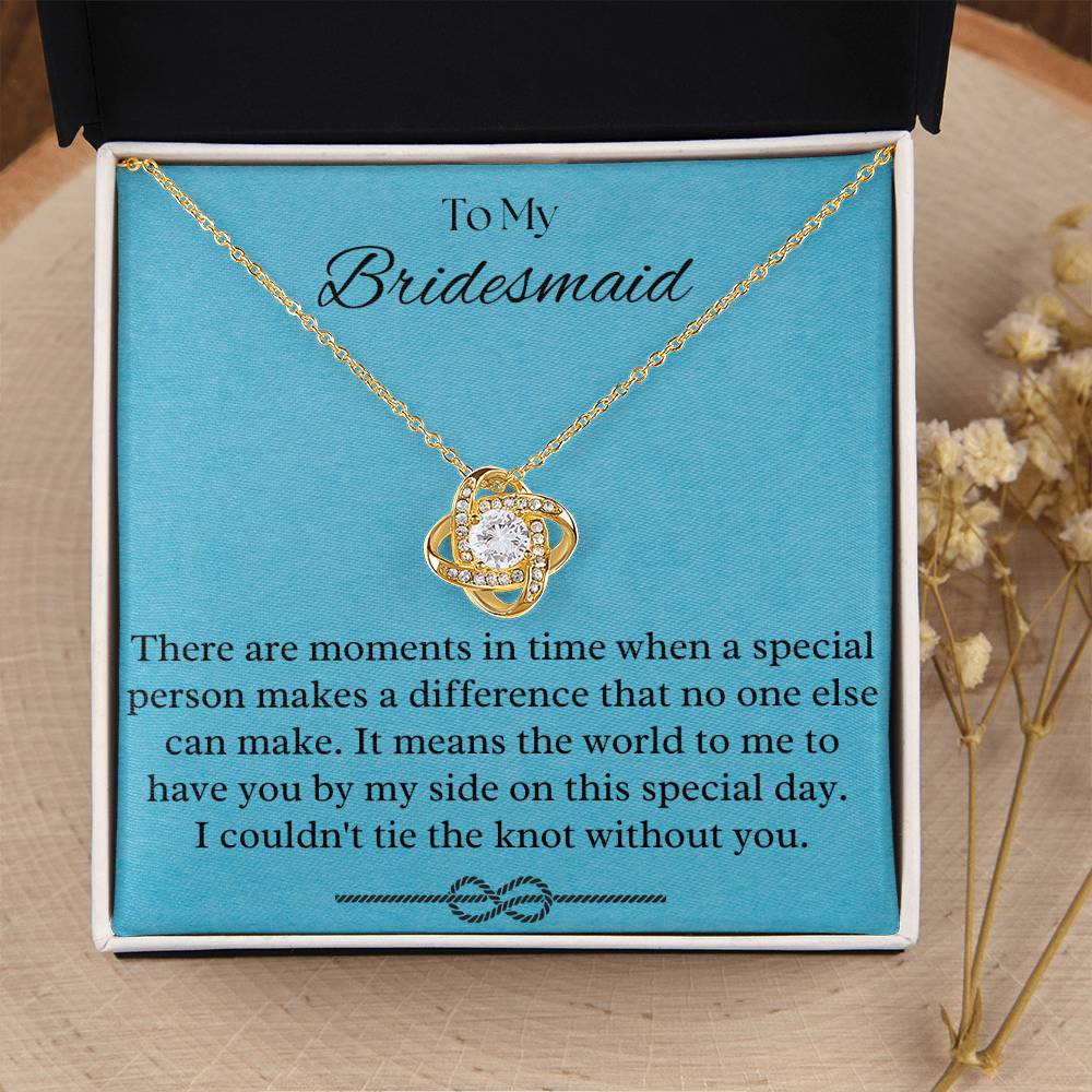 Bridesmai Love Knot Necklace