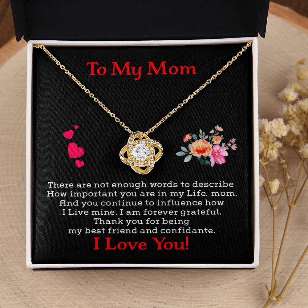 Gift For Mom - Love Knot Necklace 6 Love Knot Necklace