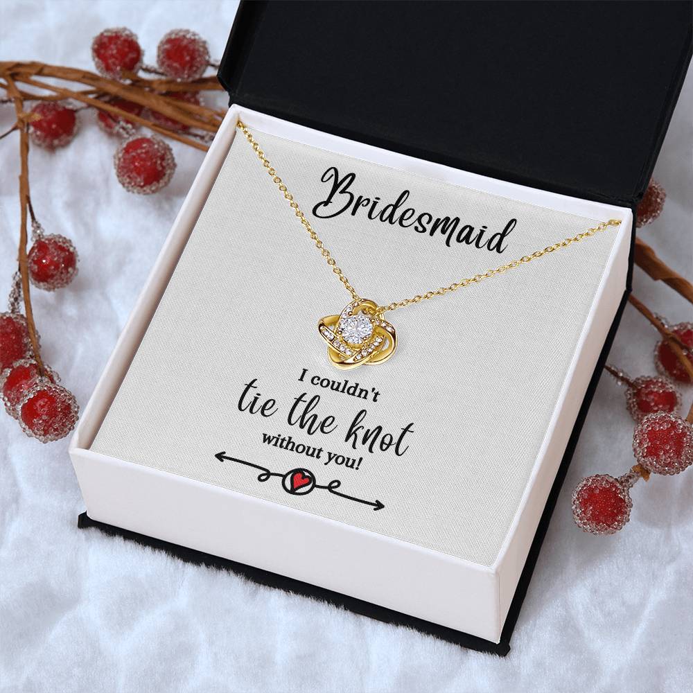 Bridesmaid(3) Love Knot Necklace