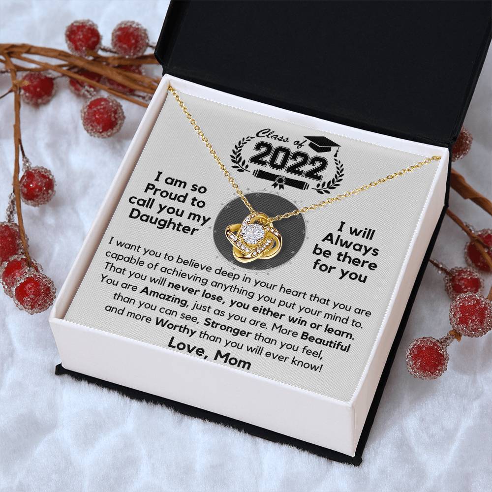 Just Released Class Of 2022 - Graduation Gift Necklace Fr Love Knot Necklace