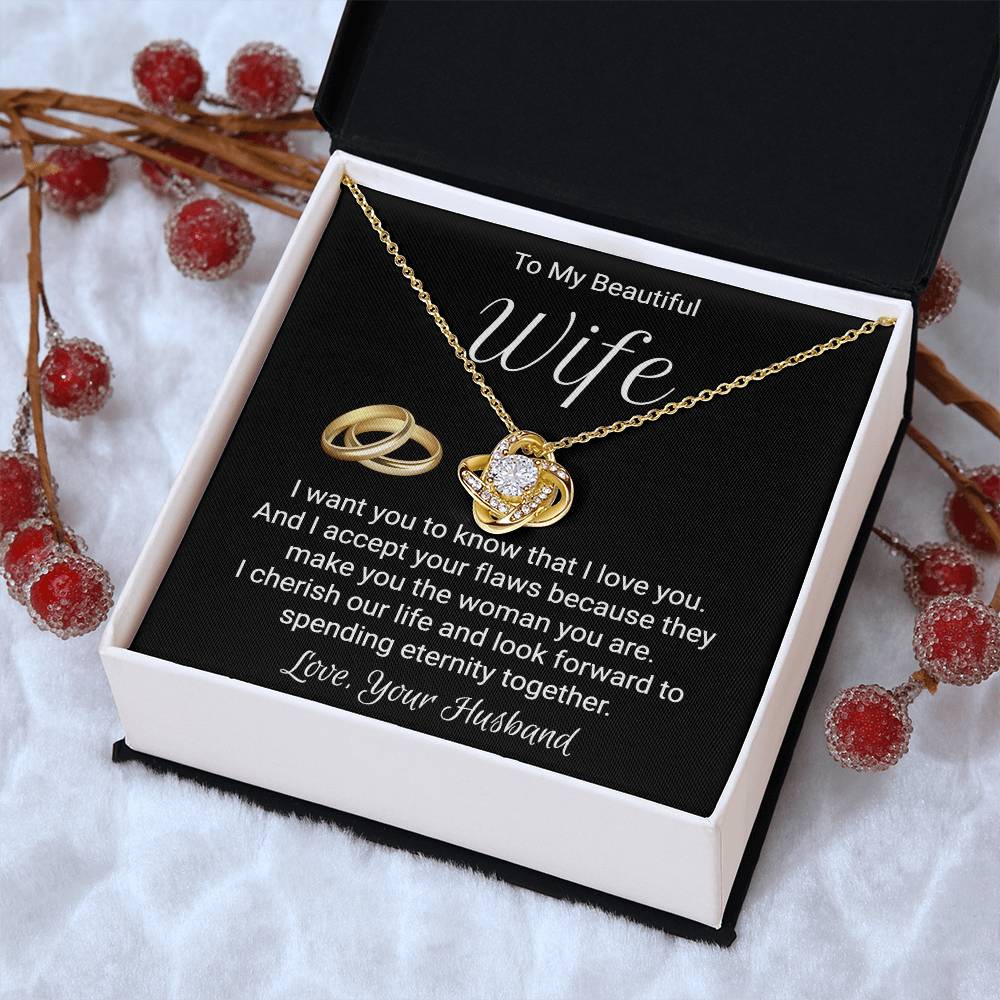 Gift For Wife Ideas - Love Knot Necklace Love Knot Necklace