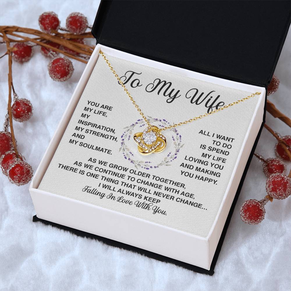 Delivery By Mother's Day Wf034 Gift Fo Love Knot Necklace