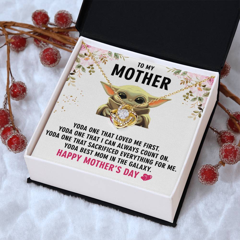 Best Mother's Day Gift For Mom-Necklace For Mom Love Knot Necklace
