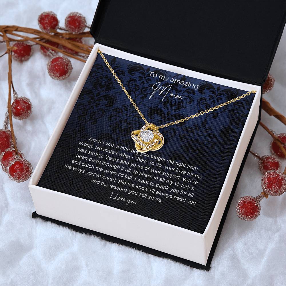 To My Amazing Mom - Loveknotnecklace Love Knot Necklace