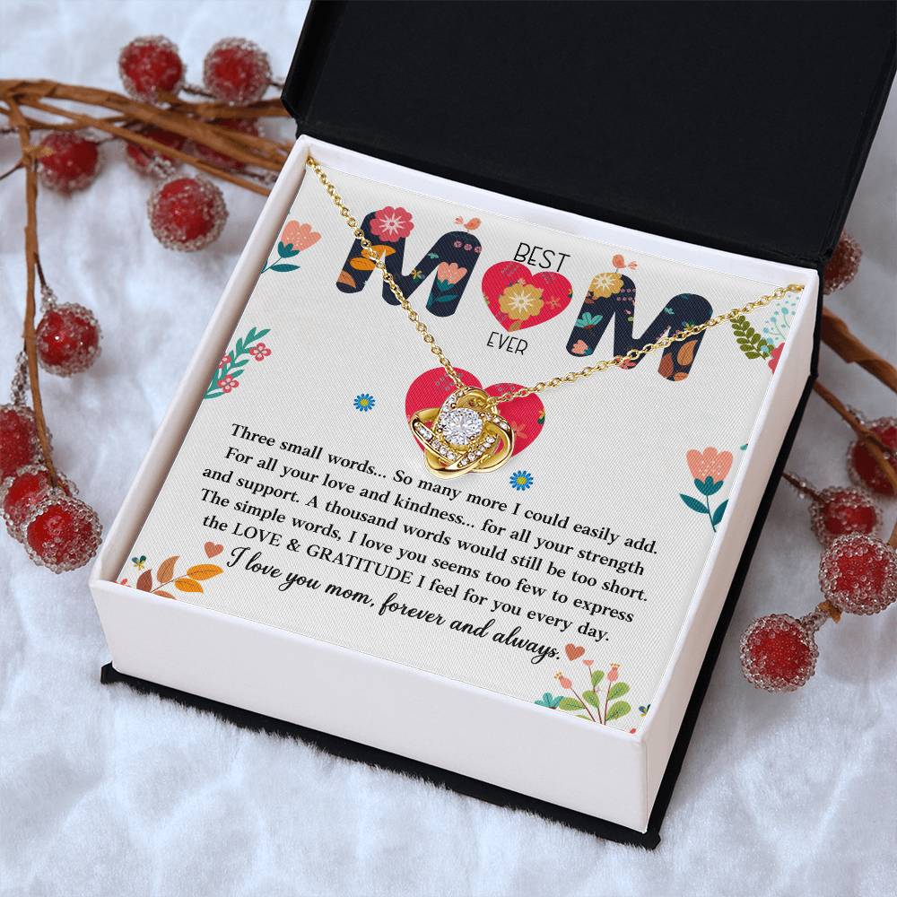 Best Mom Ever - The Love Knot Necklace Love Knot Necklace