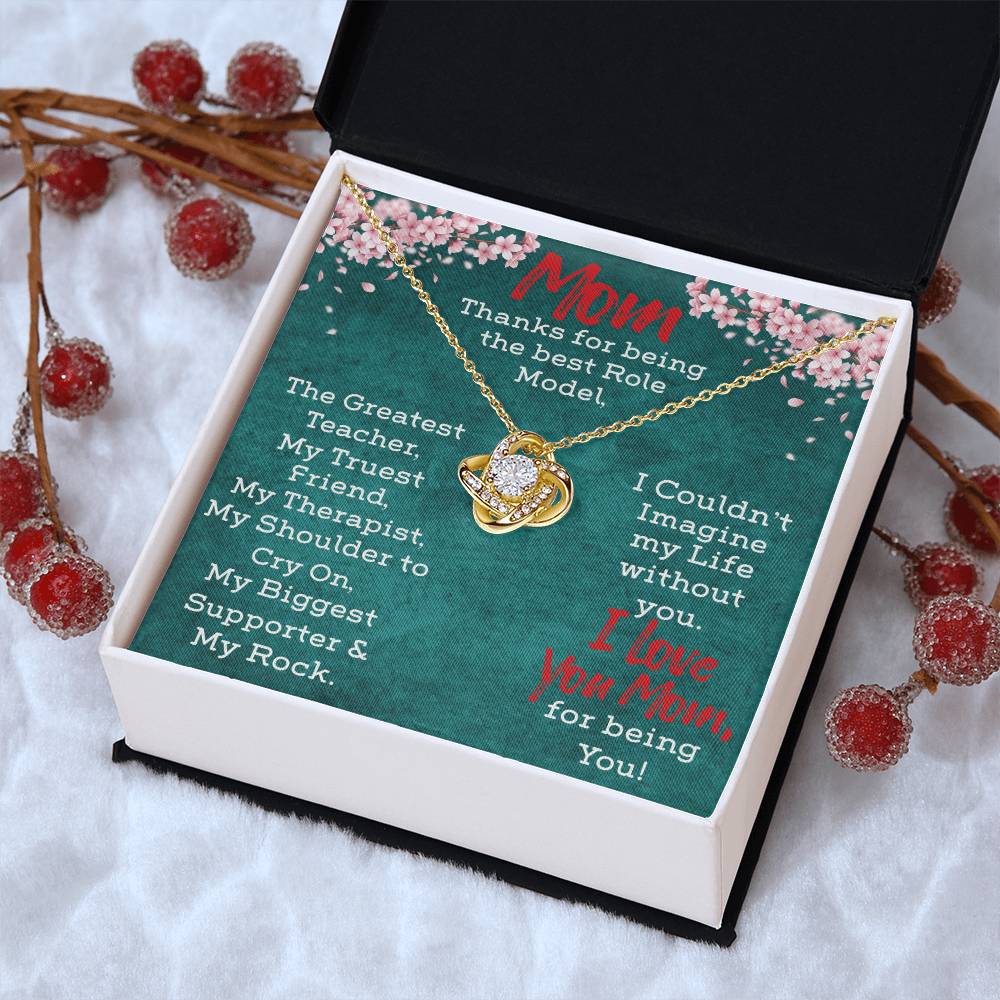 Necklace Gift For Mom Love Knot Necklace