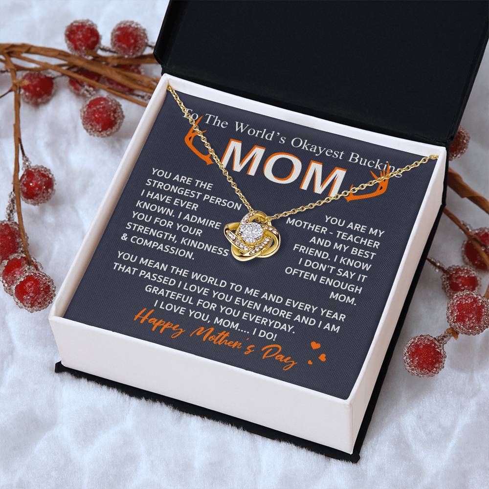 Hilarious Mother's Day Necklace Love Knot Necklace
