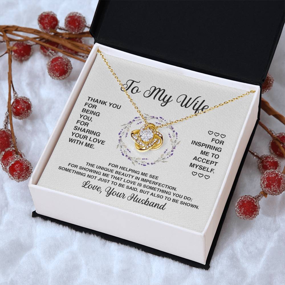 Delivery By Mother's Day Wf033 Gift Fo Love Knot Necklace