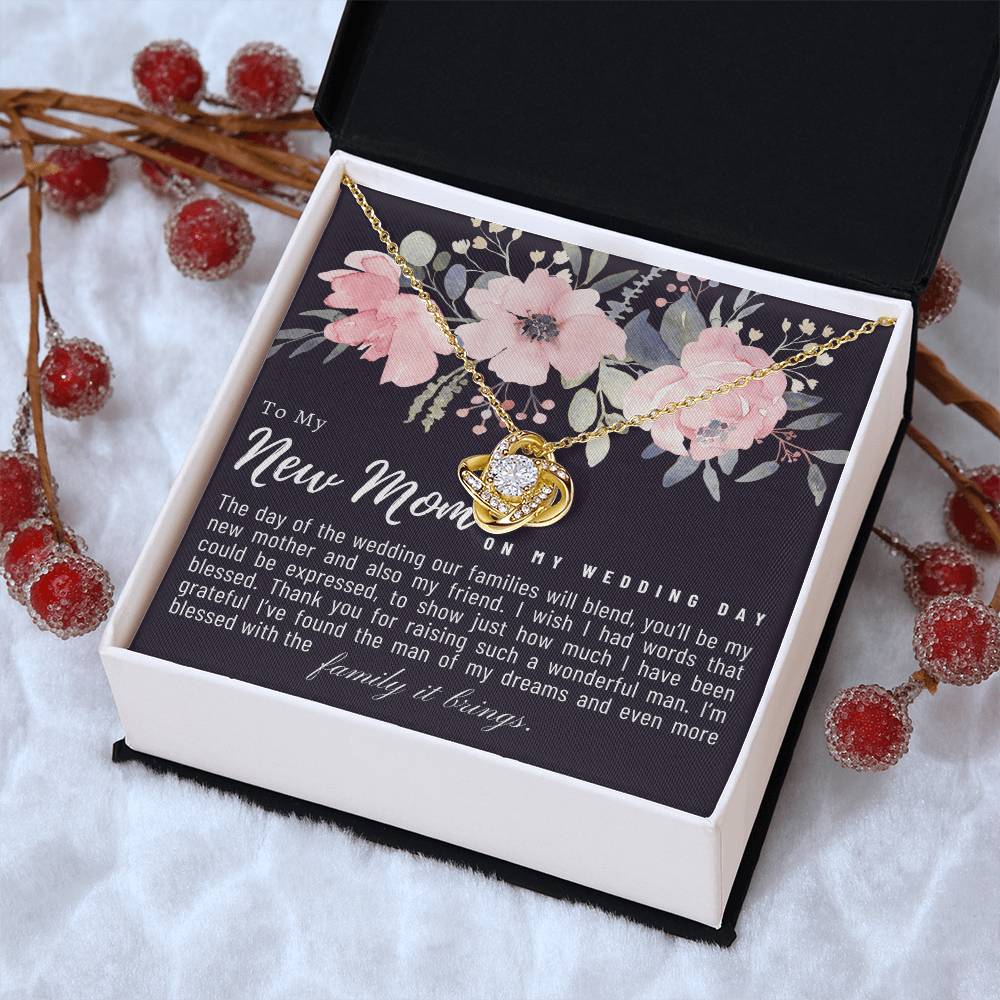 Mother In Law Wedding Gift Mother Of The Groom Gift From Bride Mom In Law Wedding Gift Mom In Law Gift From Bride Heartfelt Jewelr Love Knot Necklace